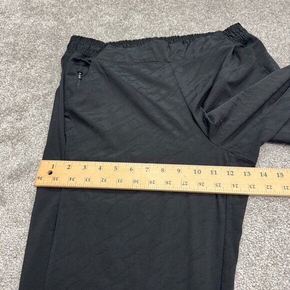 Athleta Brooklyn Jogger Pants Womens 12 Tall Black Zip Pockets Athletic 32x32 - Picture 10 of 16